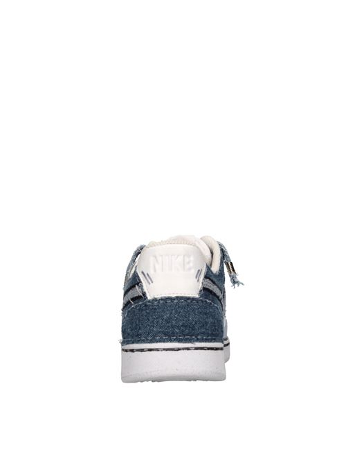 Sneakers in ecopelle e denim NIKE SEDDYS | NISE2352535BIANCO-AZZURRO